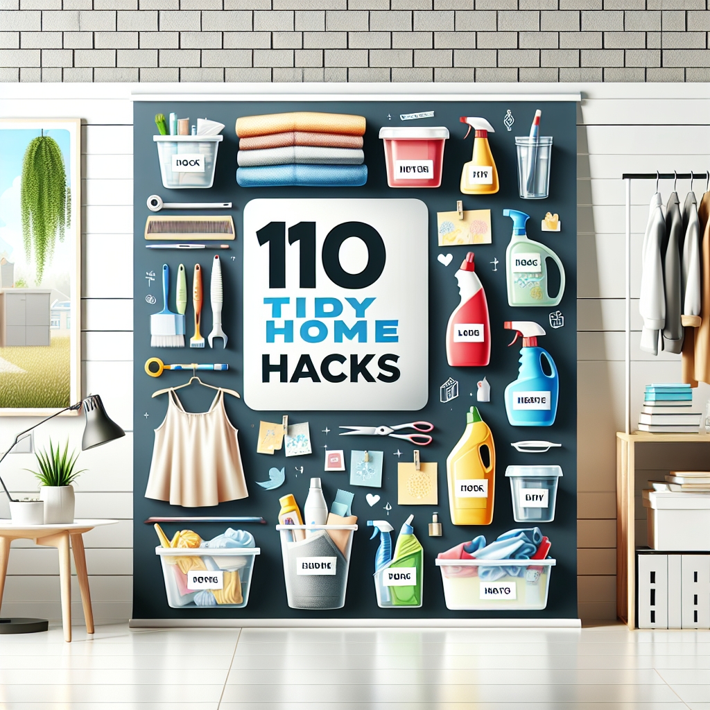 10 trików, które ułatwią porządki w domu.