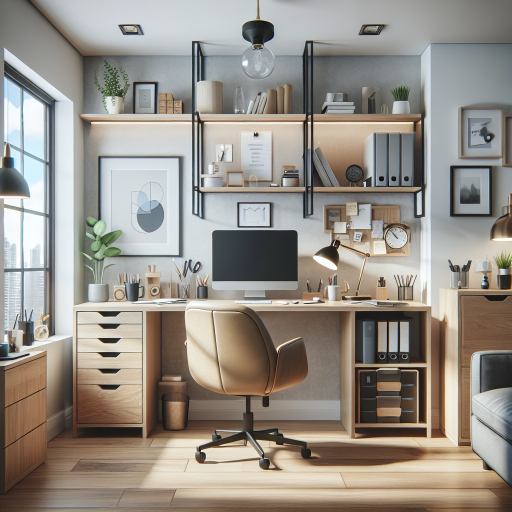 Jak urządzić funkcjonalną przestrzeń do pracy w domu?