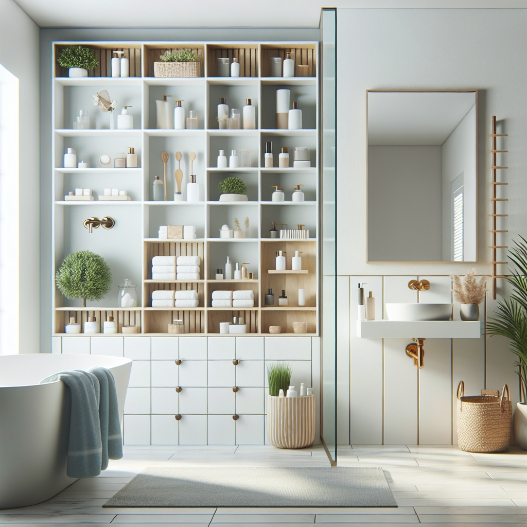 Najlepsze triki na organizację przestrzeni w łazience.