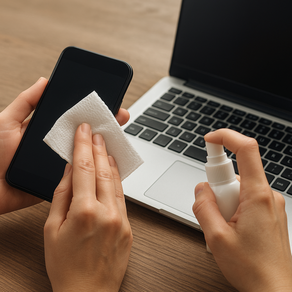 Jak dbać o czystość w telefonie i komputerze