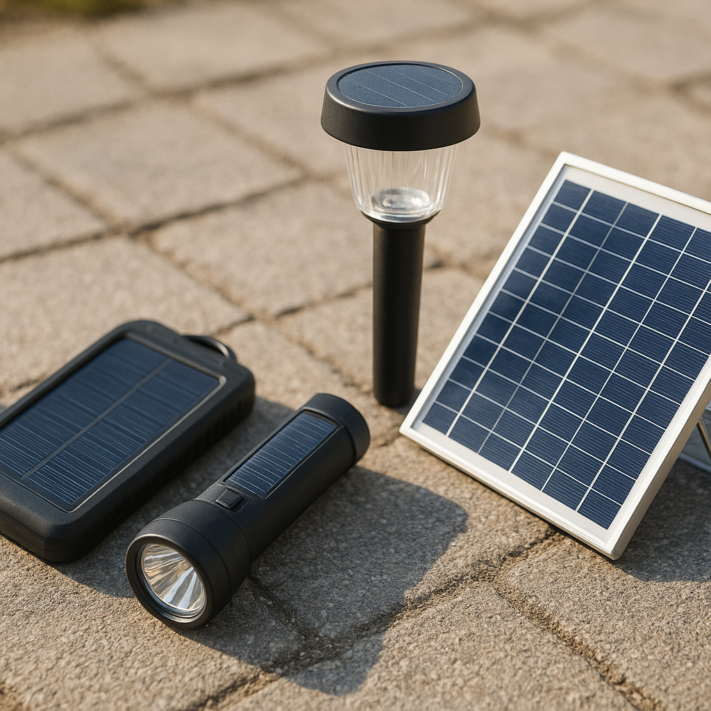 Sprzęty na baterie słoneczne – przykłady